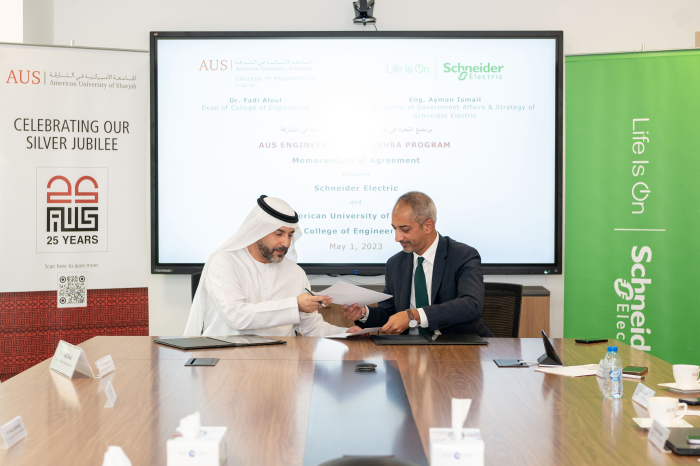 Schneider Electric joins AUS Engineering Al Nukhba Program