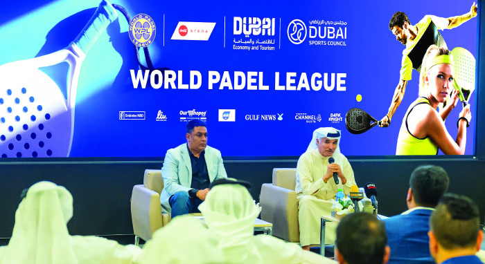 دبي تستقطب نخبة نجوم العالم في الدوري العالمي للبادل