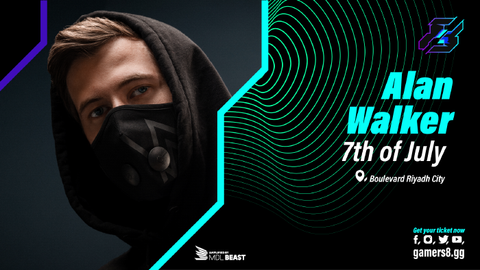 Global superstars Alan Walker, Metro Boomin, and Arab icon Mohamed Hamaki to headline concerts season at Gamers8: The Land of Heroes in July