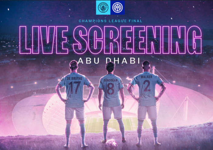 MANCHESTER CITY TO HOST LIVE SCREENING OF CHAMPIONS LEAGUE FINAL AT TOWN SQUARE, YAS MALL