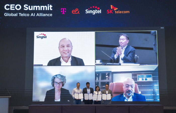 SK Telecom, Deutsche Telekom, e&, and Singtel Form Global Telco AI Alliance for Collaboration and Innovation in AI