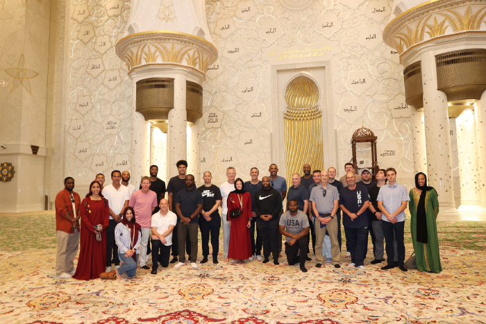 USA MEN’S NATIONAL TEAM WRAPS UP HISTORIC ABU DHABI STAY WITH VISIT TO SHEIKH ZAYED GRAND MOSQUE