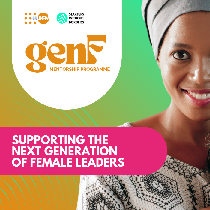 UNFPA partners with Startups Without Borders to launch the GenF mentorship programme for women