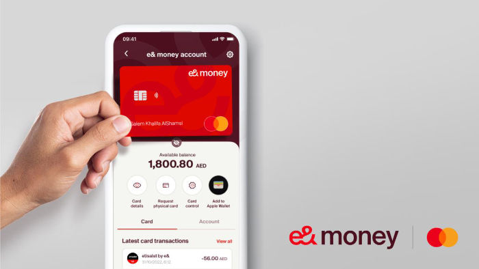 e& money تطلق بطاقة مسبقة الدفع بمزايا المكافآت النقدية
