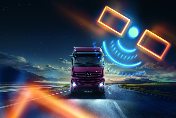 AWARD-WINNING TELEMATICS AND CONNECTIVTY SOLUTION TO COME PRE–INSTALLED ON ALL MERCEDES-BENZ ACTROS TRUCKS