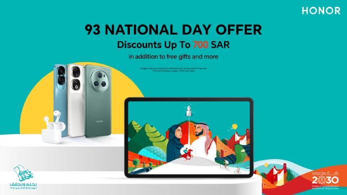 HONOR Celebrates the 93rd Saudi National Day with Exclusive Offers & Huge Discounts