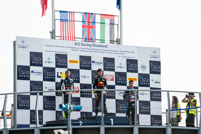 Al Dhaheri on the Podium at Monza