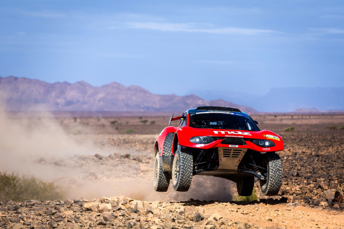 French star gives Bahrain Raid Xtreme another stage podium in classic battle, as Swede edges out Al Attiyah
