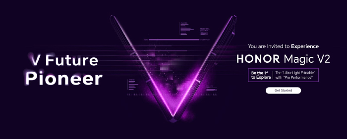 HONOR Invites Users to be V Future Pioneers & Experience HONOR Magic V2