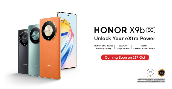 Be ready for the big show: HONOR teases consumers with the Unbreakable Smartphone “HONOR X9b”