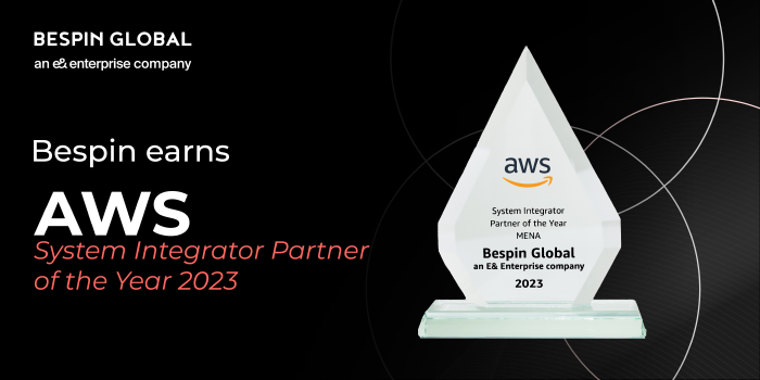AWS Recognizes Bespin Global MEA as ‘System Integrator Partner of The Year’ at the 2023 UAE AWS Partner Awards