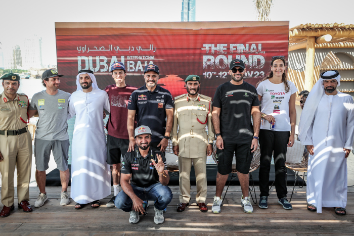 إنطلاق رالي دبي الصحراوي . . العطية يرحب بالتحدي من قبل السائقين الشباب والبلوشي يقود تحدي الإمارات في فئة الدراجات النارية
