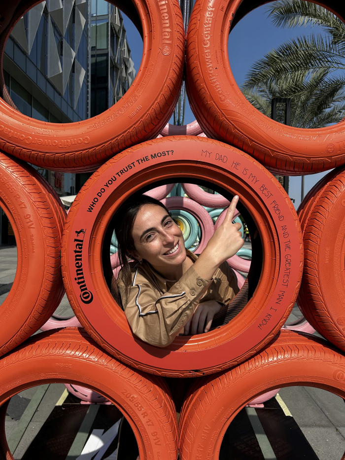 Continental Breathes New Life into Discarded Tyres with Stunning Artistic Display at Dubai Design Week