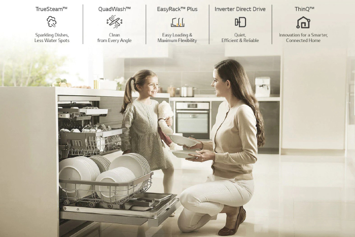 DISCOVER A WORLD OF CONVENIENCE WITH LG’s INNOVA-TIVE LINE OF DISHWASHERS