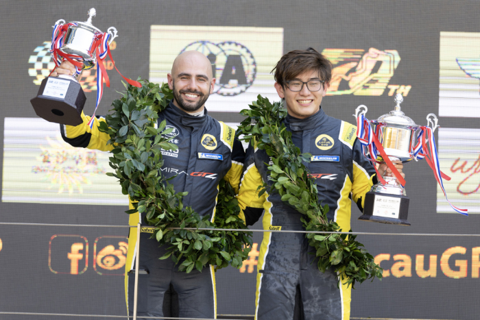 LOTUS EMIRA GT4 TAKES FIRST AND SECOND PLACE IN MACAU GRAND PRIX