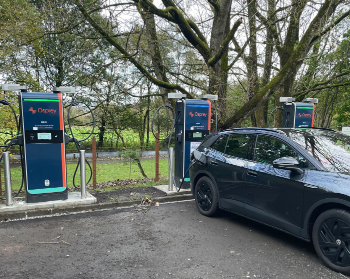 Osprey Charging opens new rapid EV charging site at Towneley Garden Centre in Burnley, supporting critical public charging infrastructure