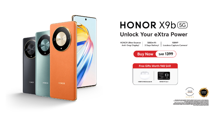 Finally, the most awaited HONOR X9b is now available in KSA