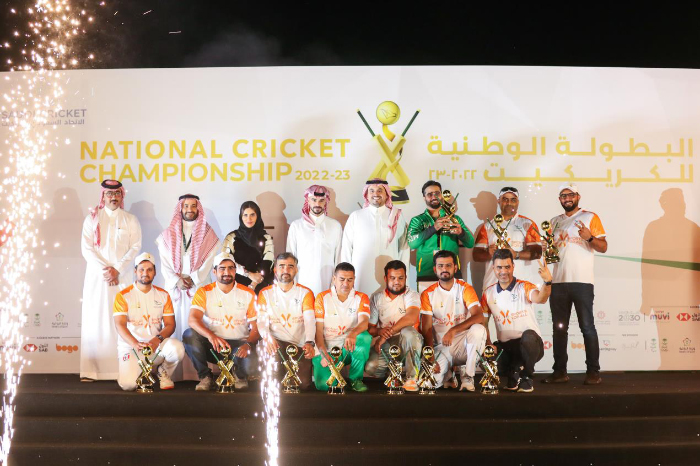 Saudi Sports For All Federation and Saudi Arabian Cricket Federation present final of NCC tournament