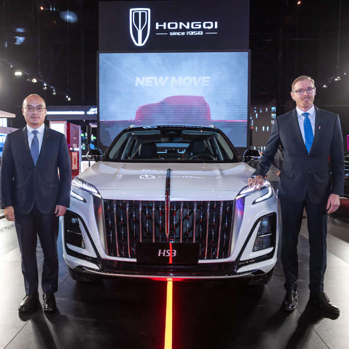 التوكيلات العالمية للسيارات الفاخرة تكشف عن هونشي HS3 الجديدة كليا خلال معرض الرياض للسيارات