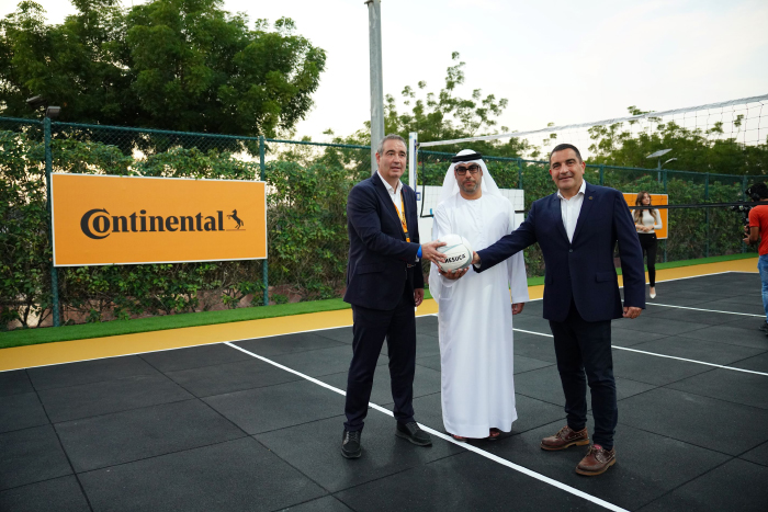 From Road to Court: Continental Tires and Dubai Municipality Collaborate on Sustainable Volleyball Court