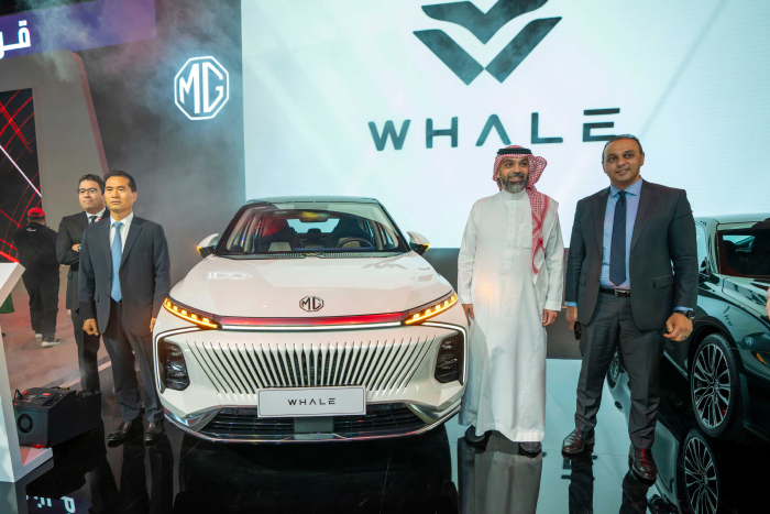 «إم جي موتور» تجذب الأنظار في «معرض الرياض للسيارات» عبر الظهور الدولي الأول لمركبة MG Whale والظهور الإقليمي الأول لسيارة MG7