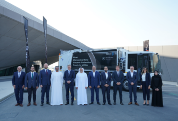 Daimler Commercial Vehicles MENA delivers Middle East’s first Mercedes Benz ‘eEconic’ Collection Truck to BEEAH Group, marking a new partnership towards green mobility in the UAE