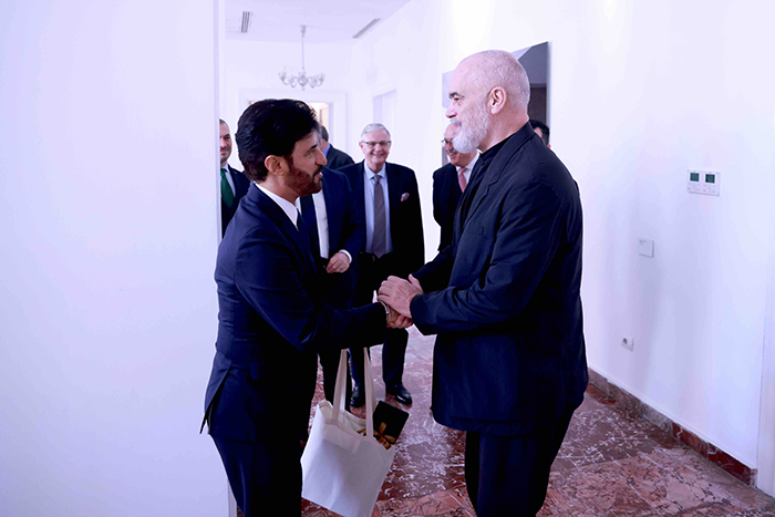 Mohammed Ben Sulayem visits Tirana to discuss ways of developing motorsports and mobility with Albanian Prime Minister