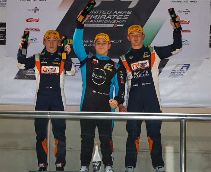 YAS HEAT RACING COMPLETE HISTORIC WEEKEND WITH FIRST RACE VICTORIES IN FORMULA 4 UAE CHAMPIONSHIP