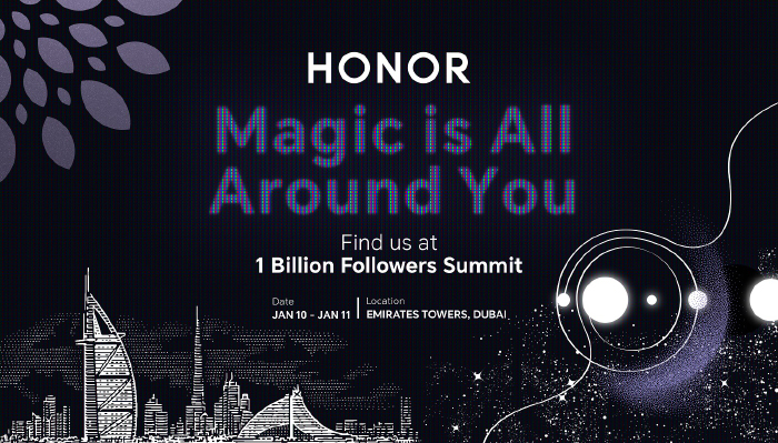 HONOR Takes Center Stage at 1 Billion Followers Summit