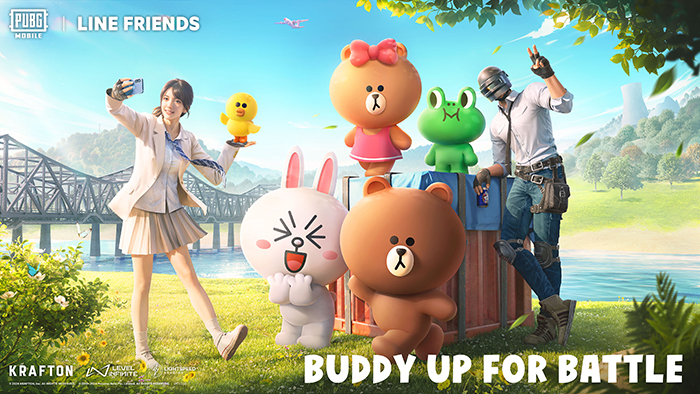 LINE FRIENDS COMES TO PUBG MOBILE ENCOURAGING PLAYERS TO BUDDY UP FOR BATTLE
