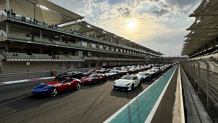 FERRARI RACING DAYS ABU DHABI 2024 OPENS THE YEAR OF THE 30TH ANNIVERSARY OF FERRARI IN THE MIDDLE EAST