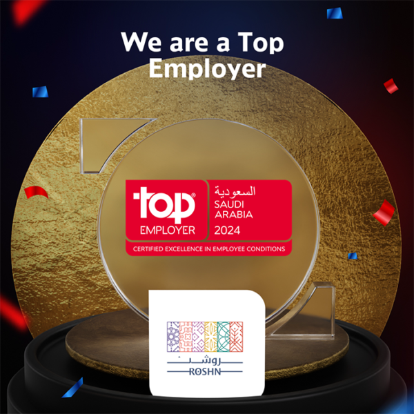 ROSHN is recognised as a Top Employer 2024 in Saudi Arabia ROSHN is recognised as a Top Employer 2024 in Saudi Arabia