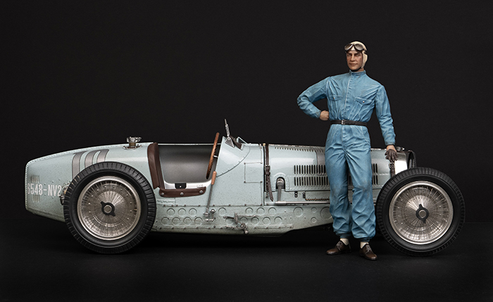 AMALGAM REVEALS SPECIAL BUGATTI TYPE 59 EDITION WITH J.P. WIMILLE FIGURE