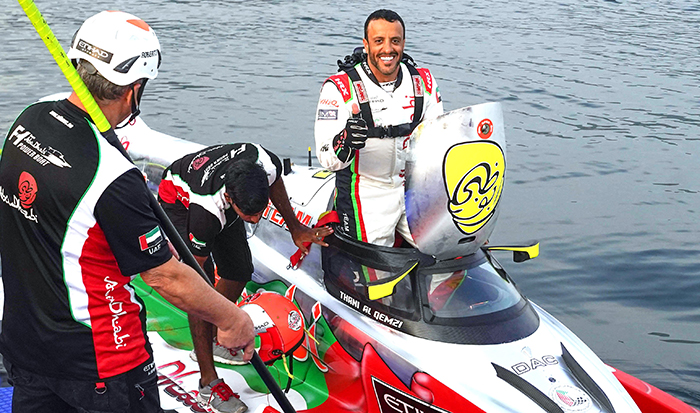 TEAM ABU DHABI READY FOR BIG TEST AS ANDERSSON SETS THE STANDARD IN INDONESIA