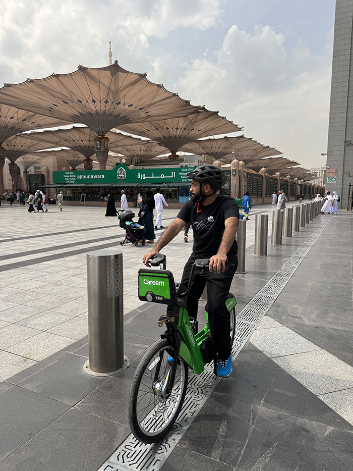 000 رحلة على الدراجات الهوائية حتى الآن منذ انطلاق كريم بايك”Careem Bike” في المدينة المنورة