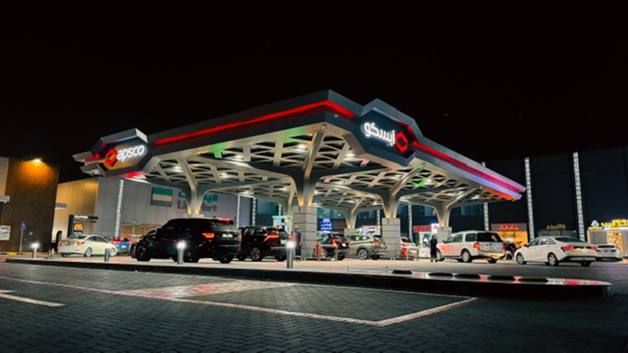 apsco opens its first integrated gas station at king abdulaziz road in Jeddah