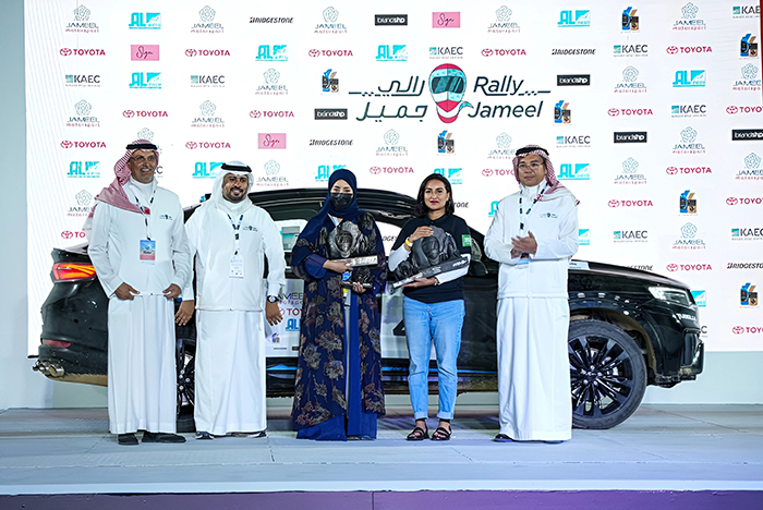 Geely/Wallan Racing team achieved first place in the competition’s  4-cylinder AWD4 drive category in Rally Jameel 2024