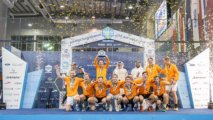 هولندا بطلة تحدي فرق البادل في دورة ند الشبا الرياضية هولندا بطلة تحدي فرق البادل في دورة ند الشبا الرياضية