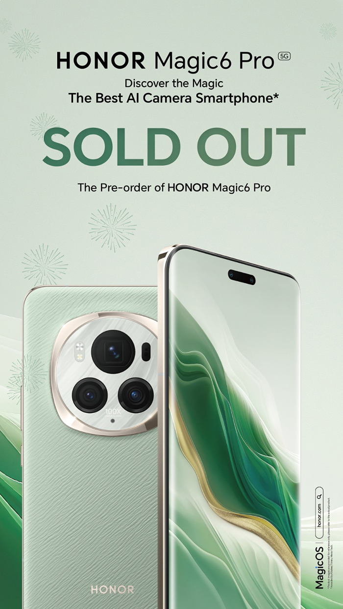 HONOR Magic6 Pro 5G Gets Positive Feedback and High Demand from Consumers in KSA