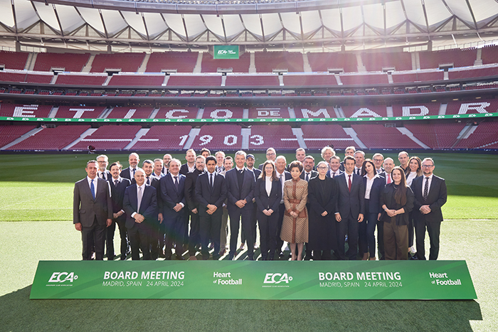 ECA Board meets in Madrid as membership breaks through 600 clubs