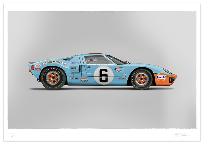 AMALGAM COLLECTION LAUNCHES THE FORD GT40 FINE ART EDITION BY ARTIST ALAN THORNTON
