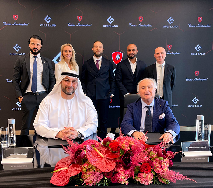 Gulf Land Property Developers Announces New Luxury Residences in Dubai in partnership with Tonino Lamborghini Group