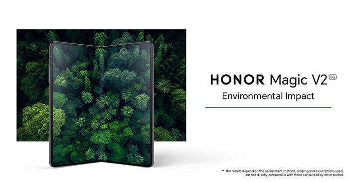 HONOR Prioritizes Environmental Care & Sustainability in Manufacturing the HONOR Magic V2
