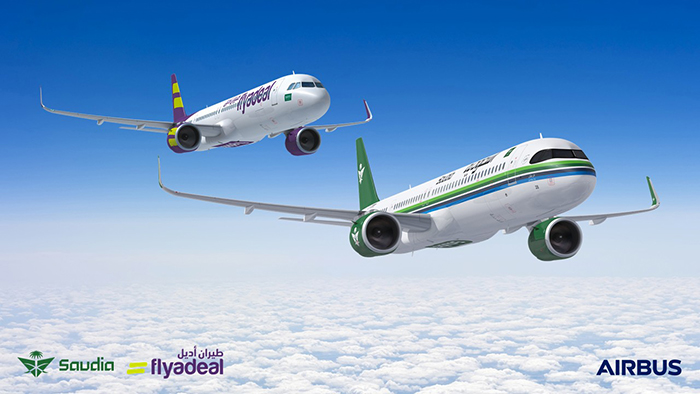 مجموعة السعودية تؤكد طلبية شراء 105 طائرات من عائلة A320neo