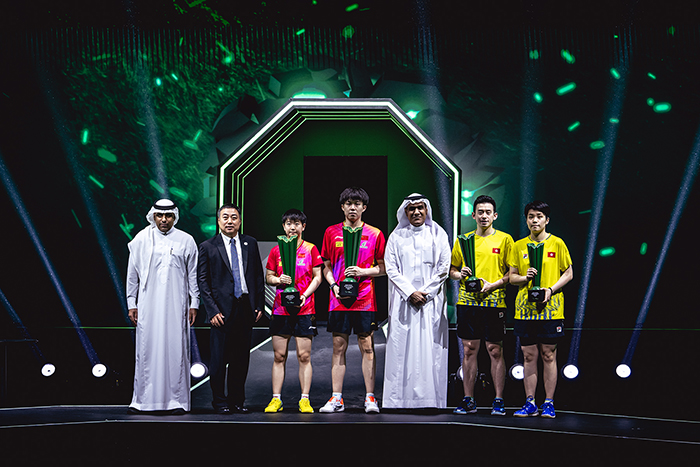 FIRST SAUDI SMASH CHAMPIONS CROWNED: CHINESE TOP SEEDS WANG CHUQIN AND SUN YINGSHA CLINCH MIXED DOUBLES TITLE