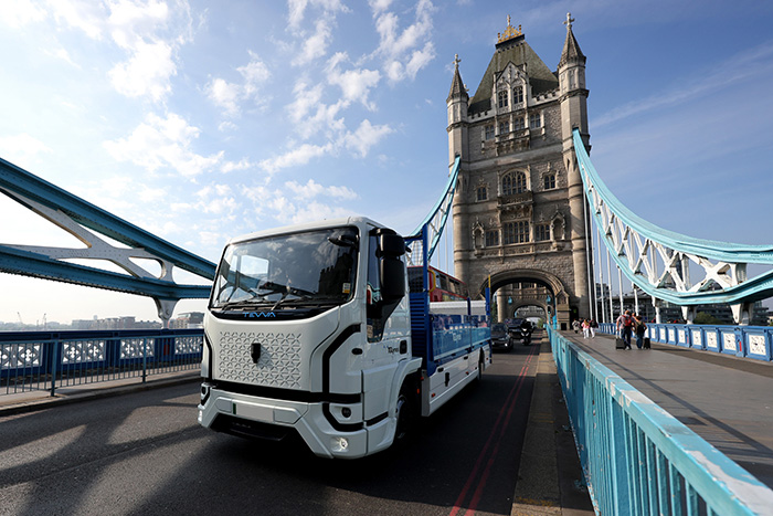 TG Lynes brings electric truck to London streets