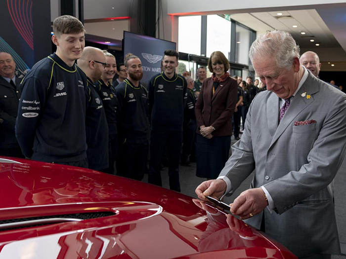 ASTON MARTIN AWARDED ROYAL WARRANT BY APPOINTMENT TO HIS MAJESTY THE KING