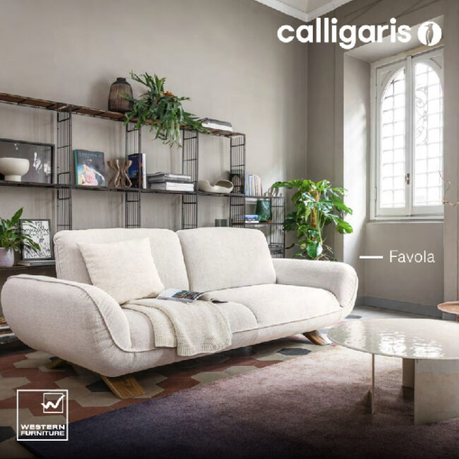 Western Furniture Unveils the New Favola Sofa by Calligaris Designed by Stefano Spessotto