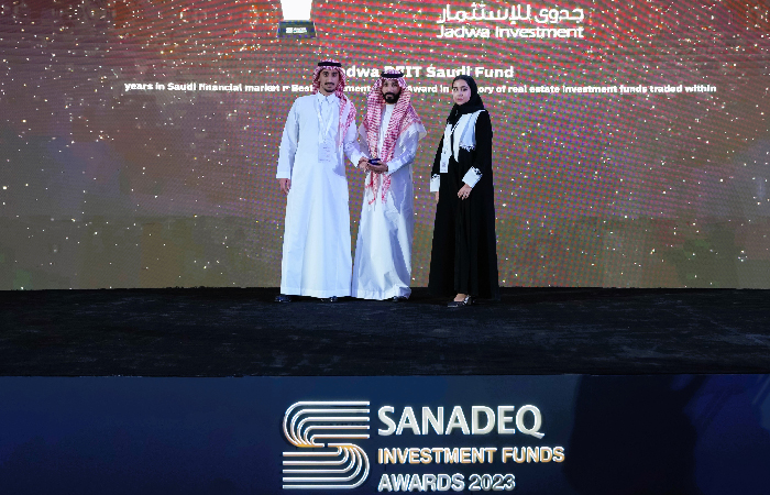 Jadwa Investment Awarded Best Investment Return at the Sanadeq Investment Funds Awards for Saudi Real Estate
