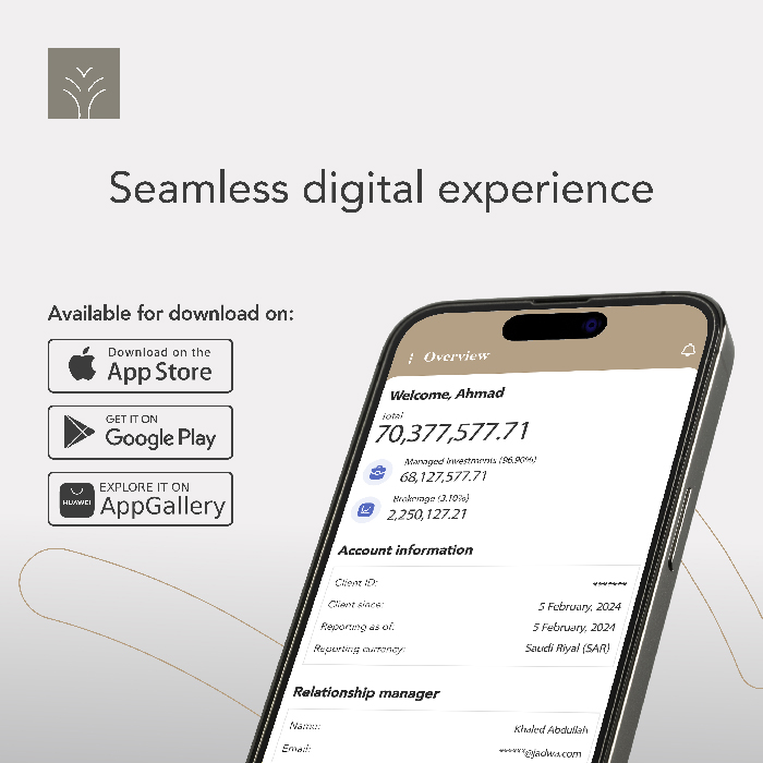 Jadwa Investment launches new app to enhance client experience